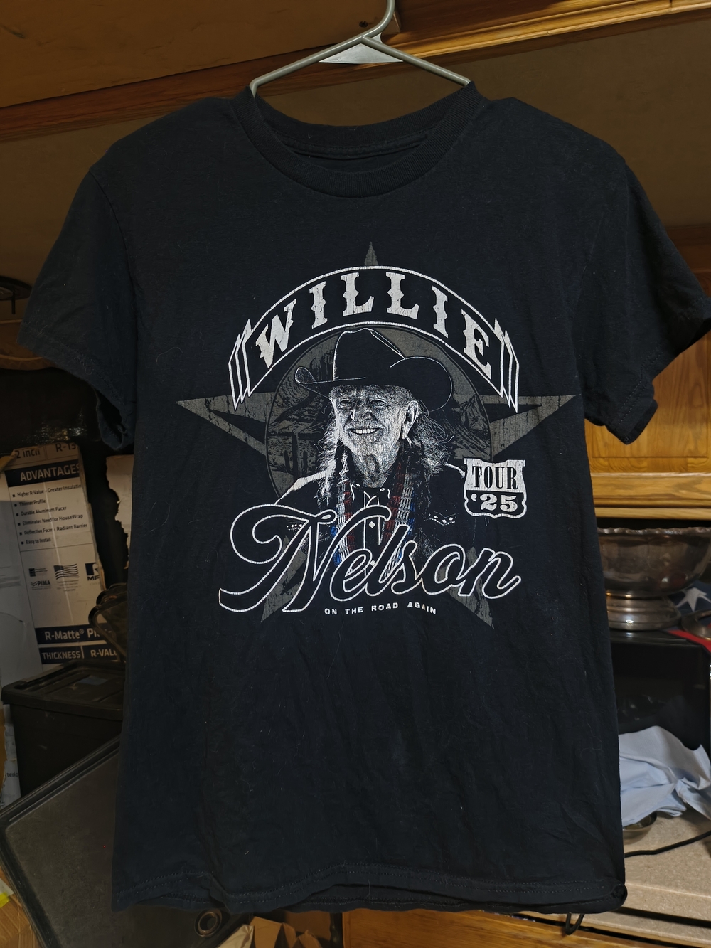 Black Graphic Tour T‑Shirt
